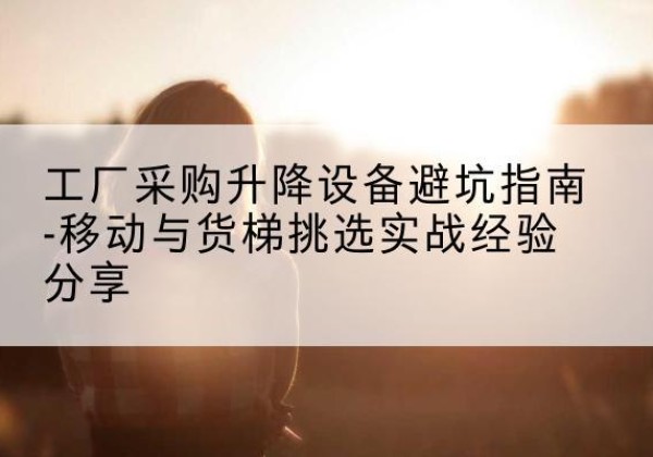 龙江移动式升降机怎么选-工厂采购升降设备避坑指南-移动与货梯挑选实战经验分享